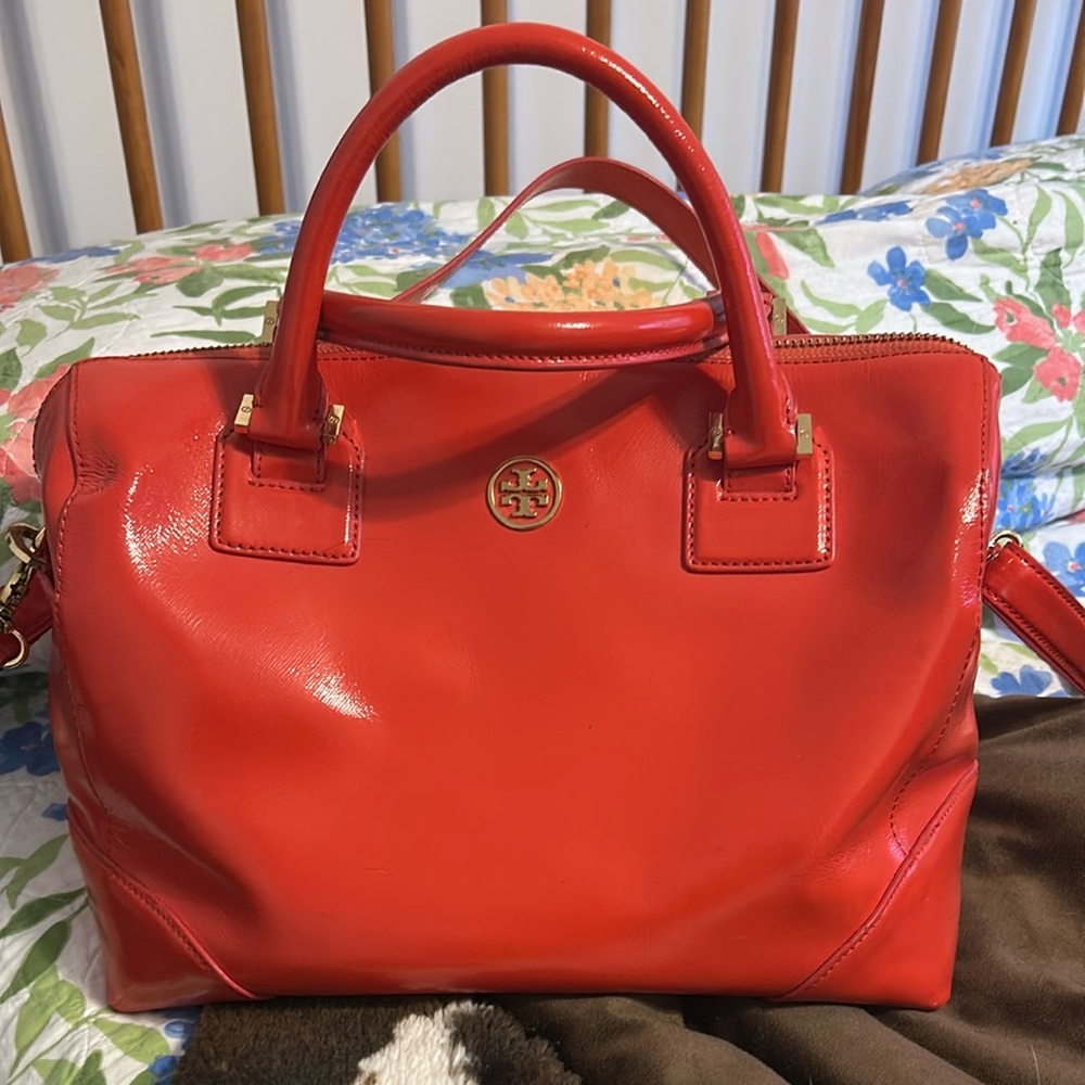 Tory Burch Robinson Satchel w/strap